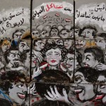 The street artists El Zeft and Mira Shihadeh created a mural about the rampant sexual assault in Egypt called Circle of Hell
